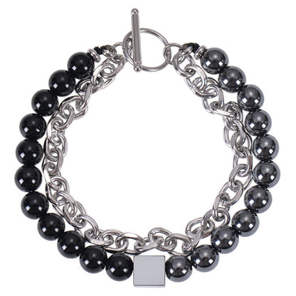 8mm Colorful Tiger Eye Double Wrap Protection Bracelet