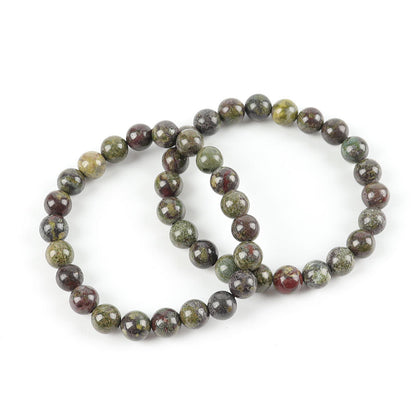 8mm Dragon Blood Stone Spiritual Bracelet for Protection