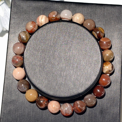 8mm Mixed Crystal Healing Bracelet for Spiritual Balance