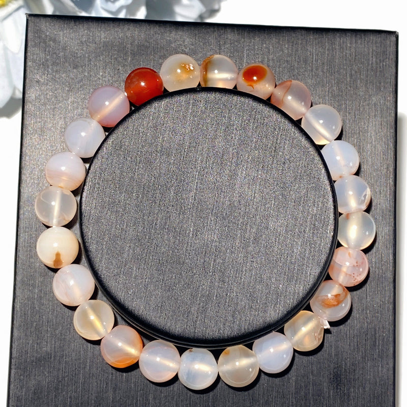 8mm Mixed Crystal Healing Bracelet for Spiritual Balance
