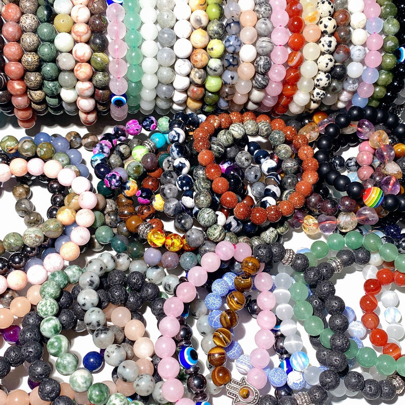 8mm Mixed Crystal Healing Spiritual Bracelet