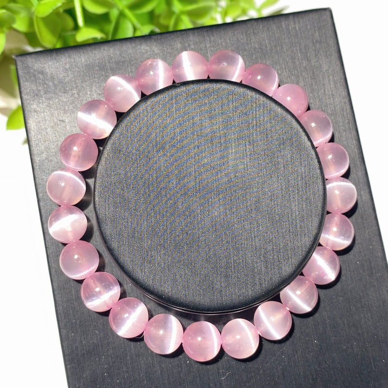 8mm Multi-color Selenite Spiritual Healing Bracelet