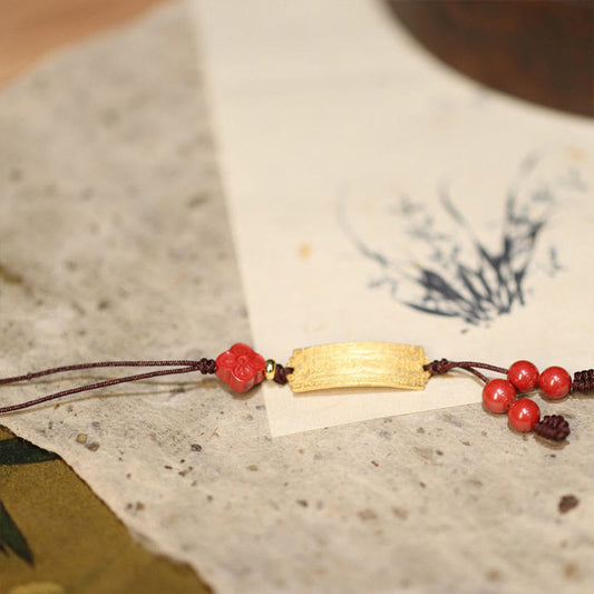 925 Sterling Silver Multicolor Protection Luck Charm Red String Bracelet