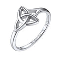 Faithheart Sterling Silver Celtic Knot Ring