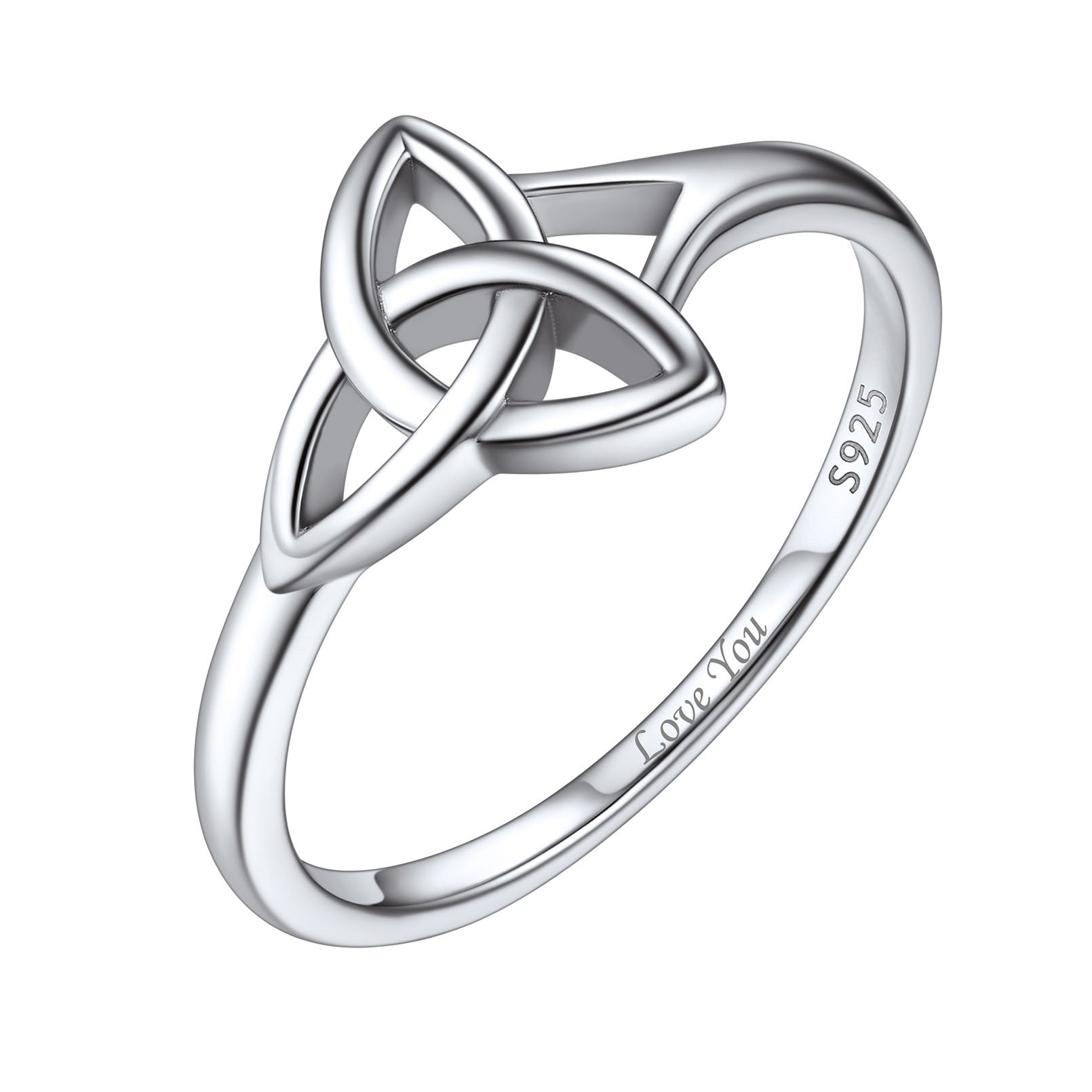 Faithheart Sterling Silver Celtic Knot Ring