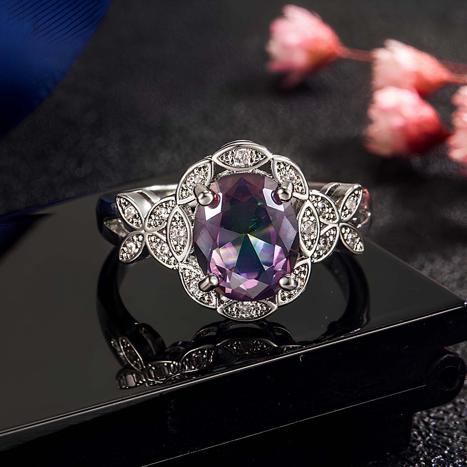 Divine Aura Blossom Ring