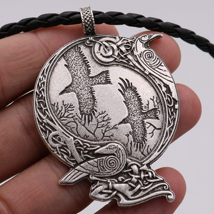 Raven���s Wisdom Celtic Knot Necklace