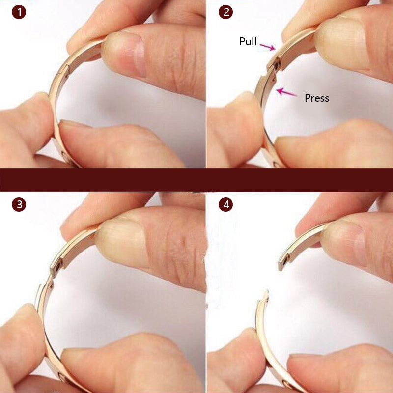 Titanium Steel Blessing Bracelet for Spiritual Balance