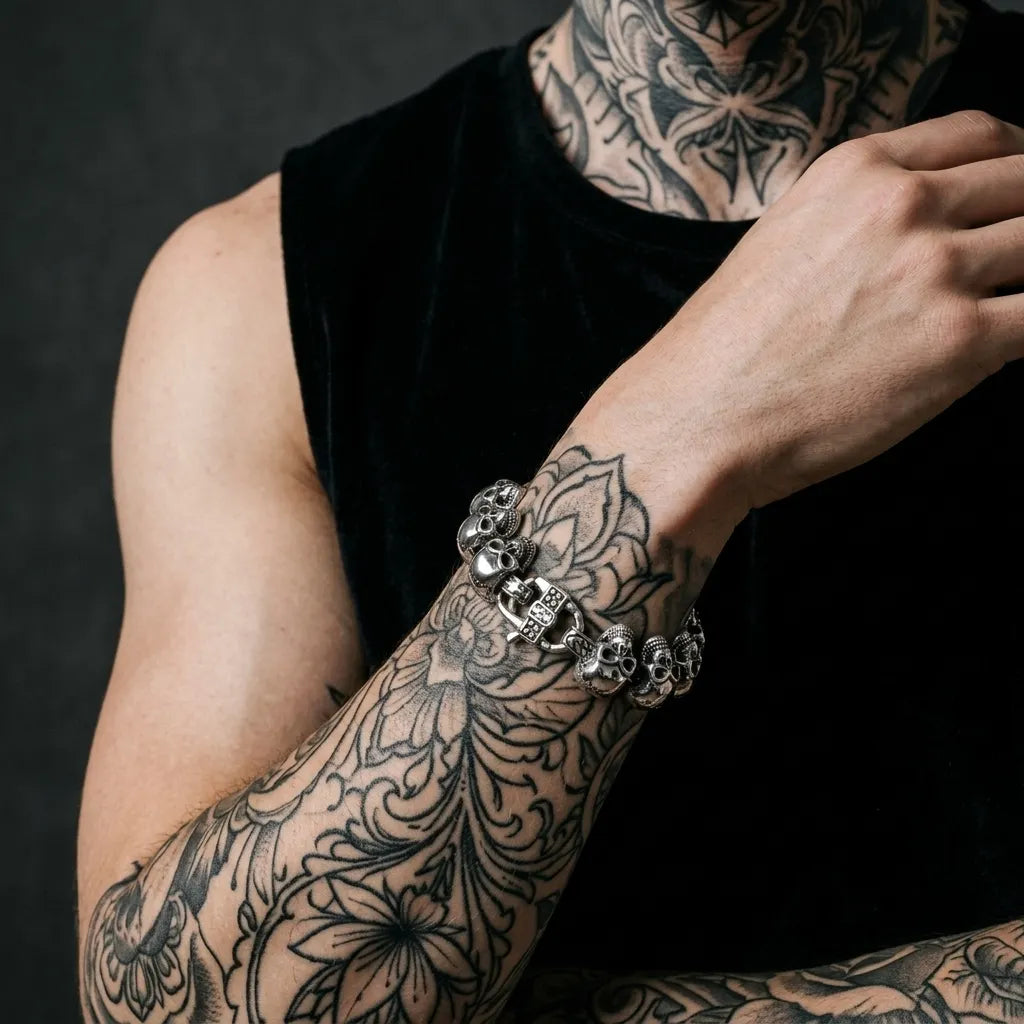 Catacombs Skull Bracelet