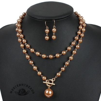 Vintage Handmade Pearl Set