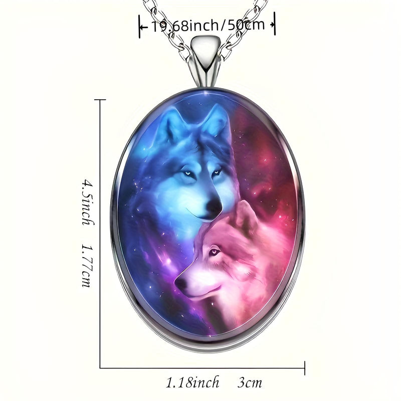 Eternal Spirit Wolf Necklace