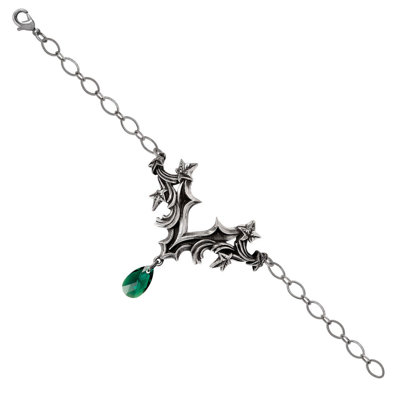 Churchyard Green Crystal Bracelet by Alchemy Gothic