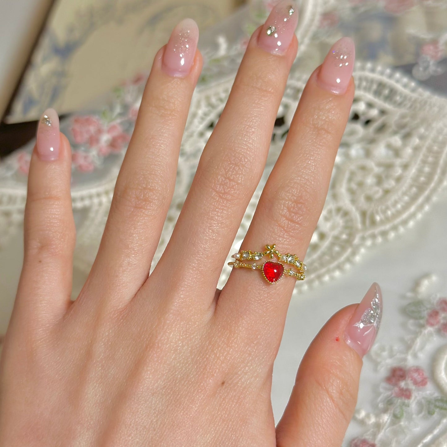 [sample ] Jaimie Heart Ring