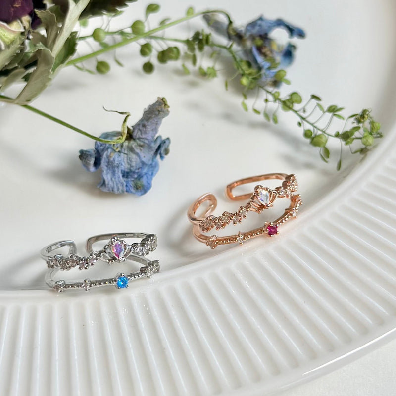 [] Valentina Tiara Ring in Rose Gold