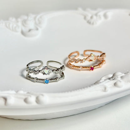[] Valentina Tiara Ring in Rose Gold