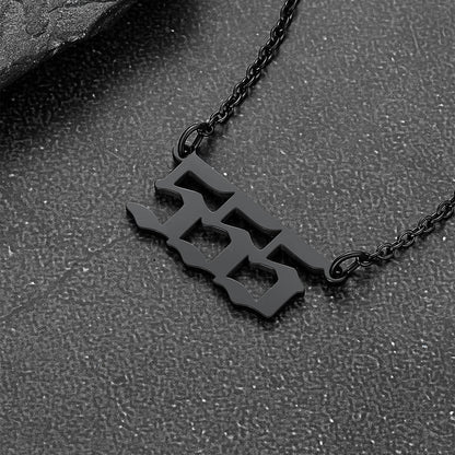 Personalized Angel Number Necklace for