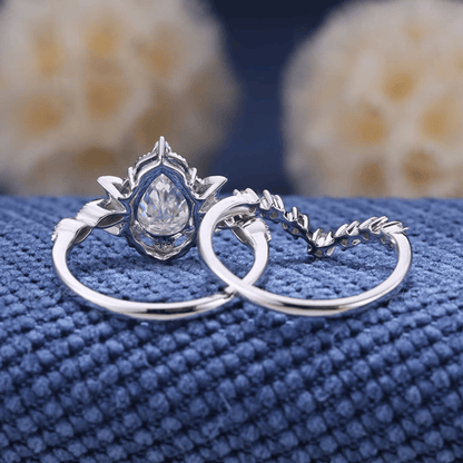 Artemis Goddess of Light Crystal Ring Set