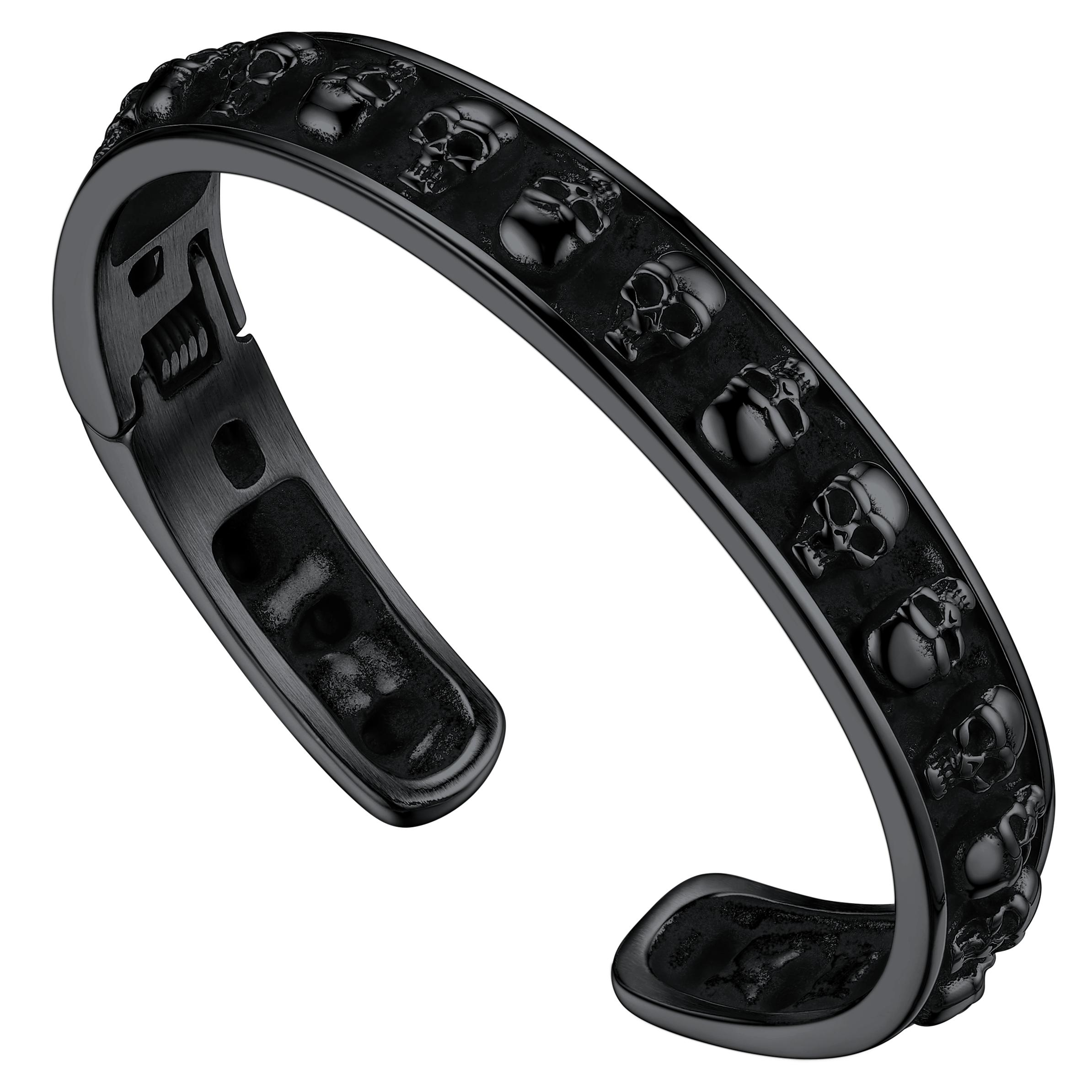 Skull Cuff Bracelet Gothic Punk Bangles for