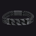 Heavy Celtic Knot Cuban Link Bracelet for in Stainless Steel