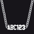 Customized Nameplate Cuban Chain Link Necklace Gift for