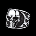 Gothic Frame Skull Ring Stainless Steel Ring for