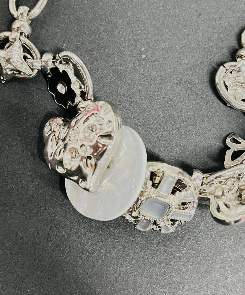 Boutique Silk Metal Chain Chain Bracelet