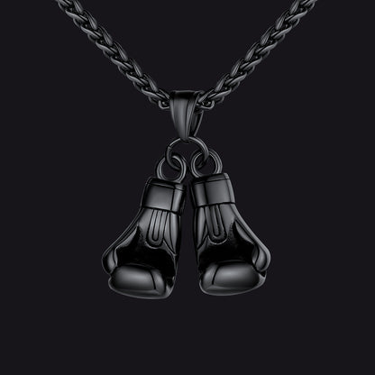 Boxing Gloves Pendant Necklace for