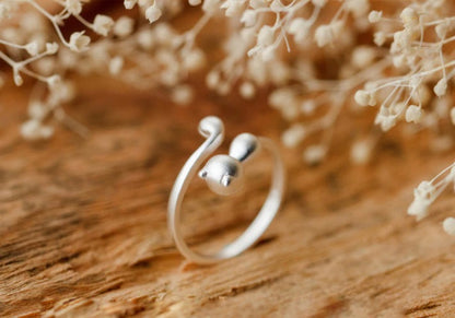 925 Sterling Silver Cat Wrap Ring
