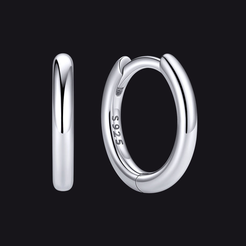 Sterling Silver Hoop Earrings for