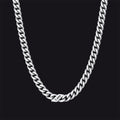 Customized Engraved Name Cuban Link Chain Necklace for , 7/9/12mm Width