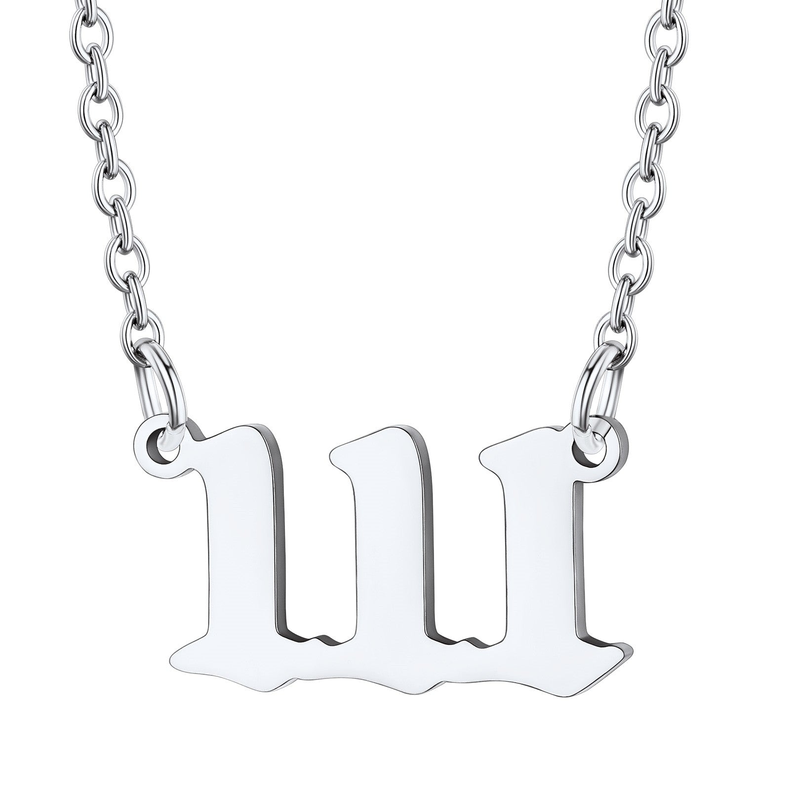 Personalized Angel Number Necklace for