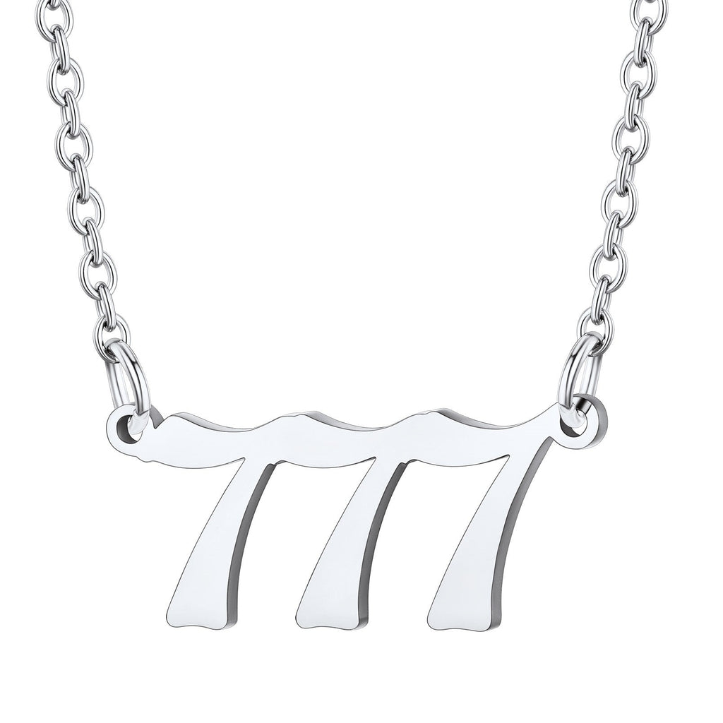 Personalized Angel Number Necklace for