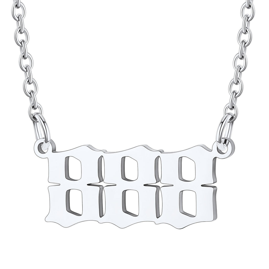 Personalized Angel Number Necklace for