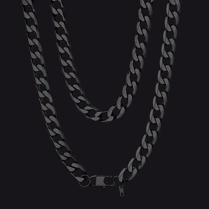 Cuban Link Curb Chain Stainless Steel Necklace for