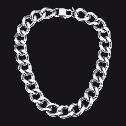 Chunky Cuban Link Chain Necklace for