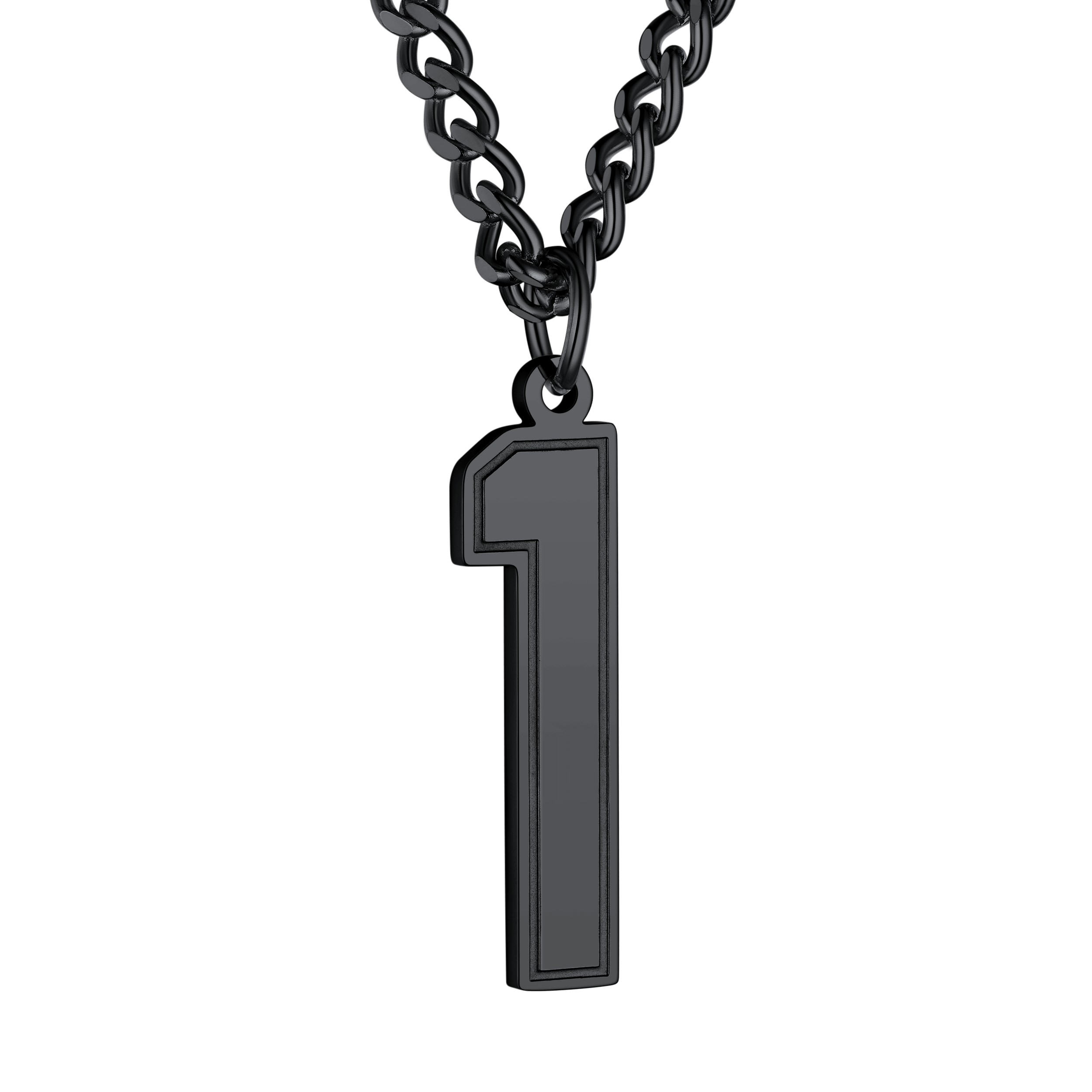 Personalized Sports Jersey Number Chain Necklace for Sport Fans