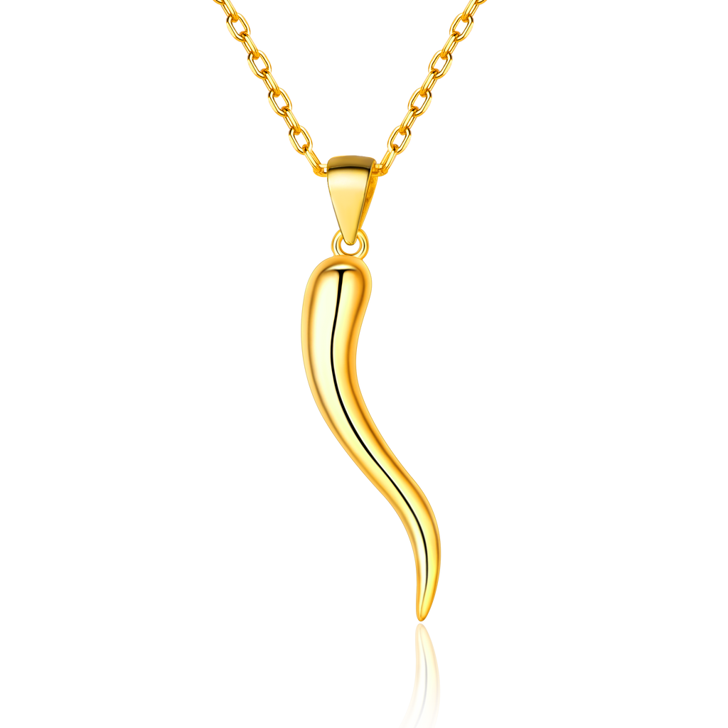 Cornicello Italian Horn Necklace Amulet Pendant