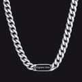 7mm Custom Engraved Name Choker Link Chain Necklace for