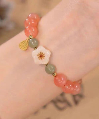 Colorblock Beading Charm Bracelet