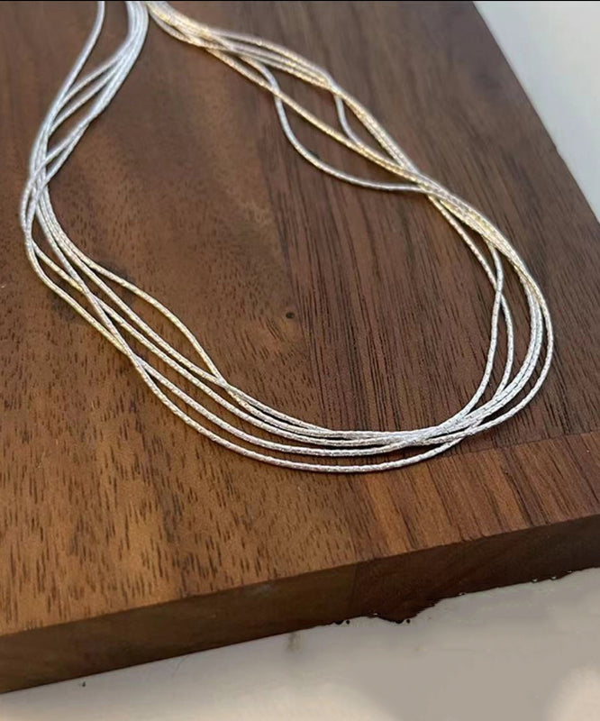 Sterling Silver Layered Necklace