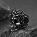 Flash Crown of Thorns Skull Ring for Stainless Steel
