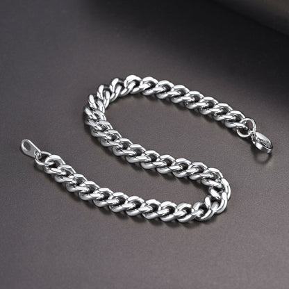 Thick Cuban Chain Link Bracelet for 5/7/9/12mm Width