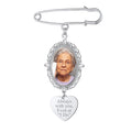 Customized Memorial Picture Charms Brooch Pins for Wedding