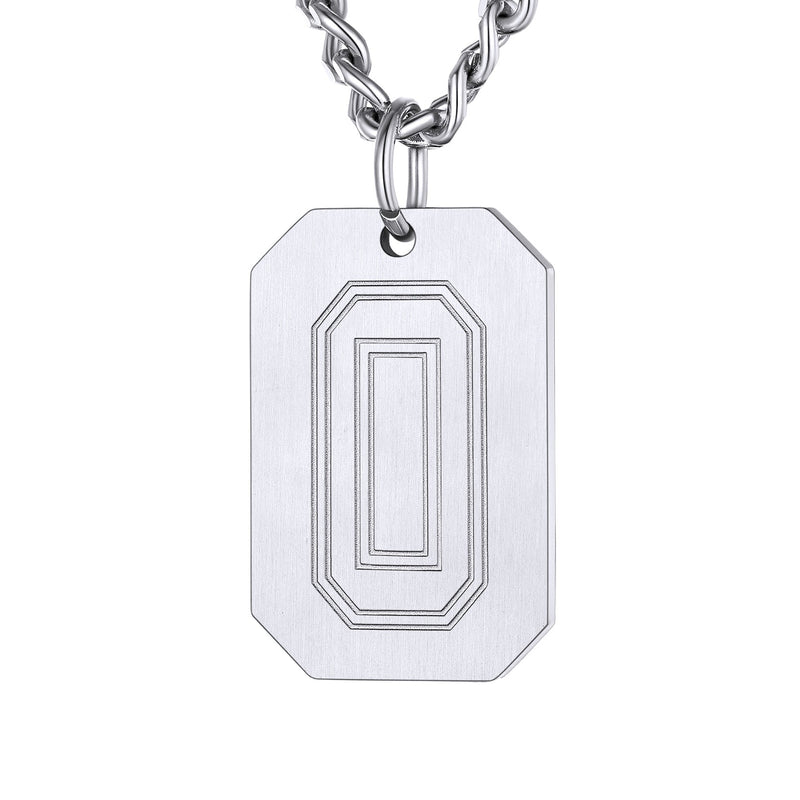 Custom Baseball Jersey Number Dog Tag Necklace for Sport