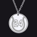 Custom Sports Necklace Jersey Number for & Sport Fans