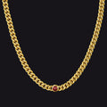 4.5mm Birthstone Gold Chain Choker Necklace for