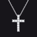 Faith Dainty Cross Pendant Necklace With Cz Gift for Mom Gift