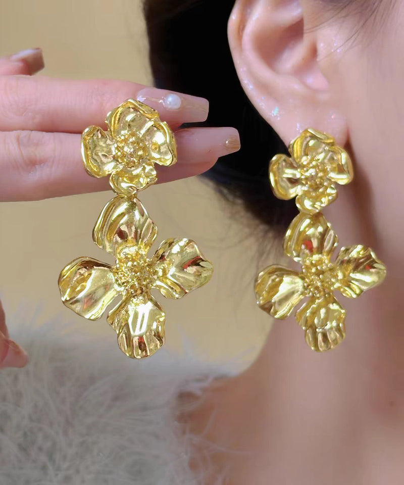 Stud Ancient Earrings Gold