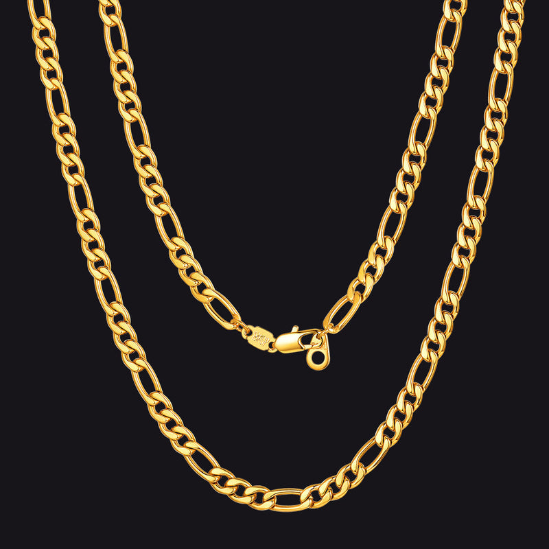 Figaro Link Chain Necklace for