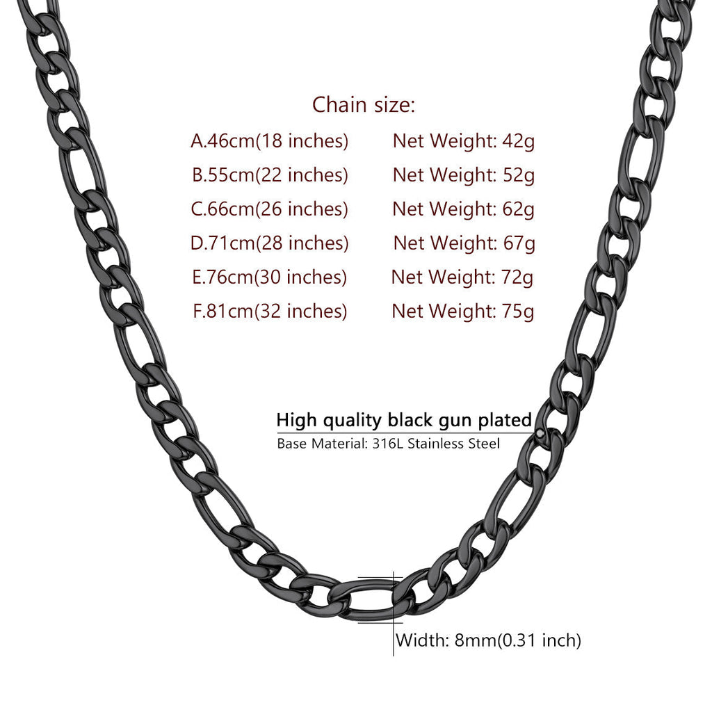 Figaro Link Chain Necklace for